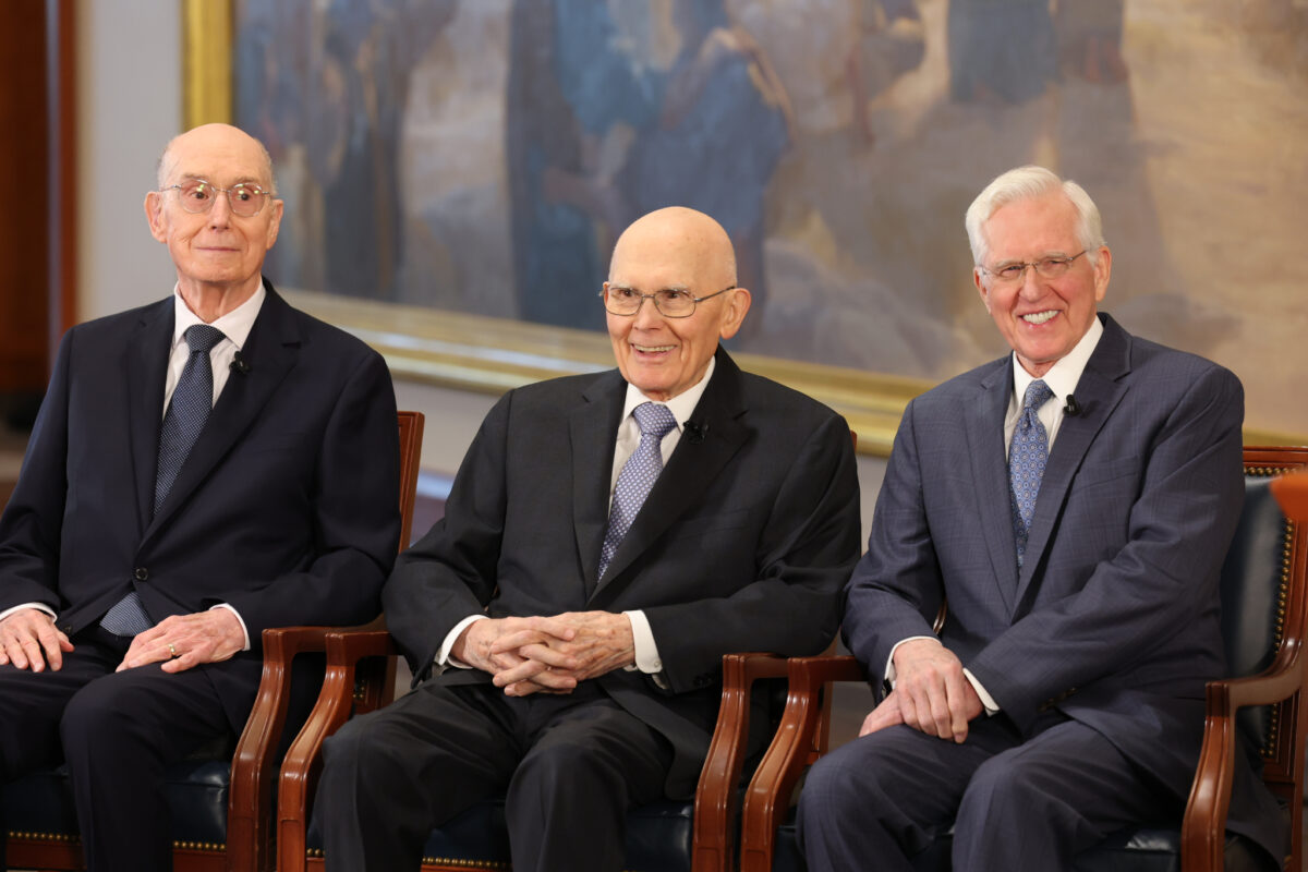 Dallin H. Oaks named president of The Church of Jesus Christ of Latter-day Saints; First Presidency announced